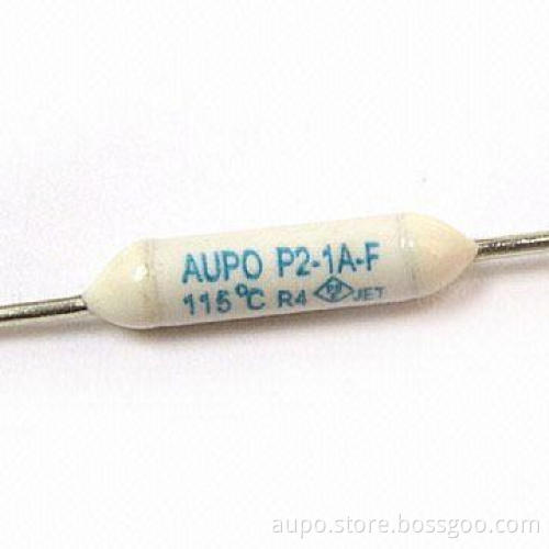 Axial Type Thermal Cutoffs with 1A Rated Current, 250V Voltage, UL, CUL, EK, VDE and PSE Certified
